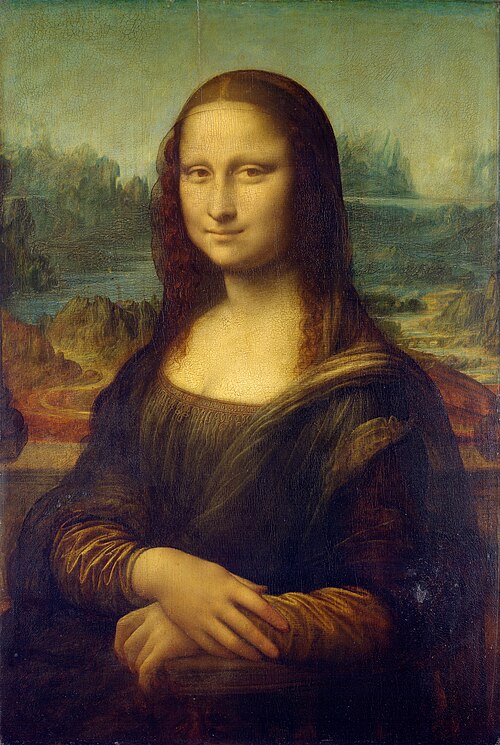 『モナ・リザ』（1503-1519年頃）レオナルド・ダ・ヴィンチ — パブリックドメイン